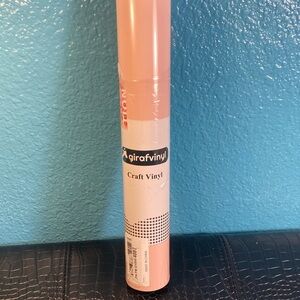 5 for $10: NEW Girafvinyl Pink Craft Vinyl Roll Heat Transfer 12” x 5 ft